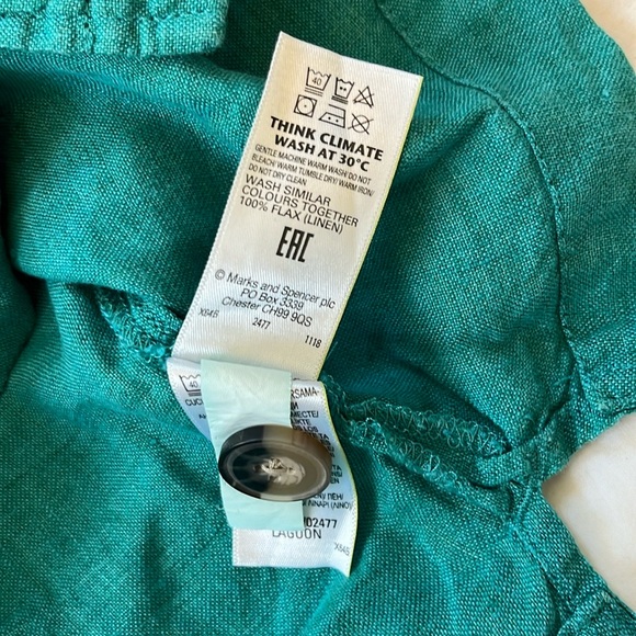 M&S Collection Linen Top - Picture 7 of 8
